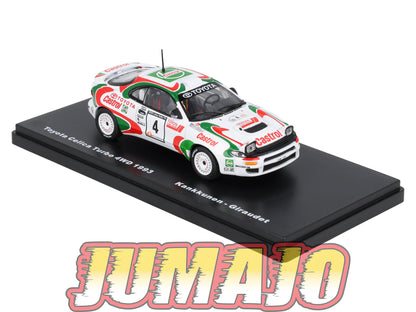 RMX44 1/43 Salvat Mexique Rallye WRC TOYOTA Celica Turbo 4WD 1993 #4 Kankkunen
