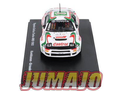 RMX44 1/43 Salvat Mexique Rallye WRC TOYOTA Celica Turbo 4WD 1993 #4 Kankkunen