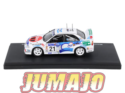 RMX45 1/43 Salvat Mexique Rallye WRC MITSUBISHI Lancer Evolution VI 2001 #21 Pozzo