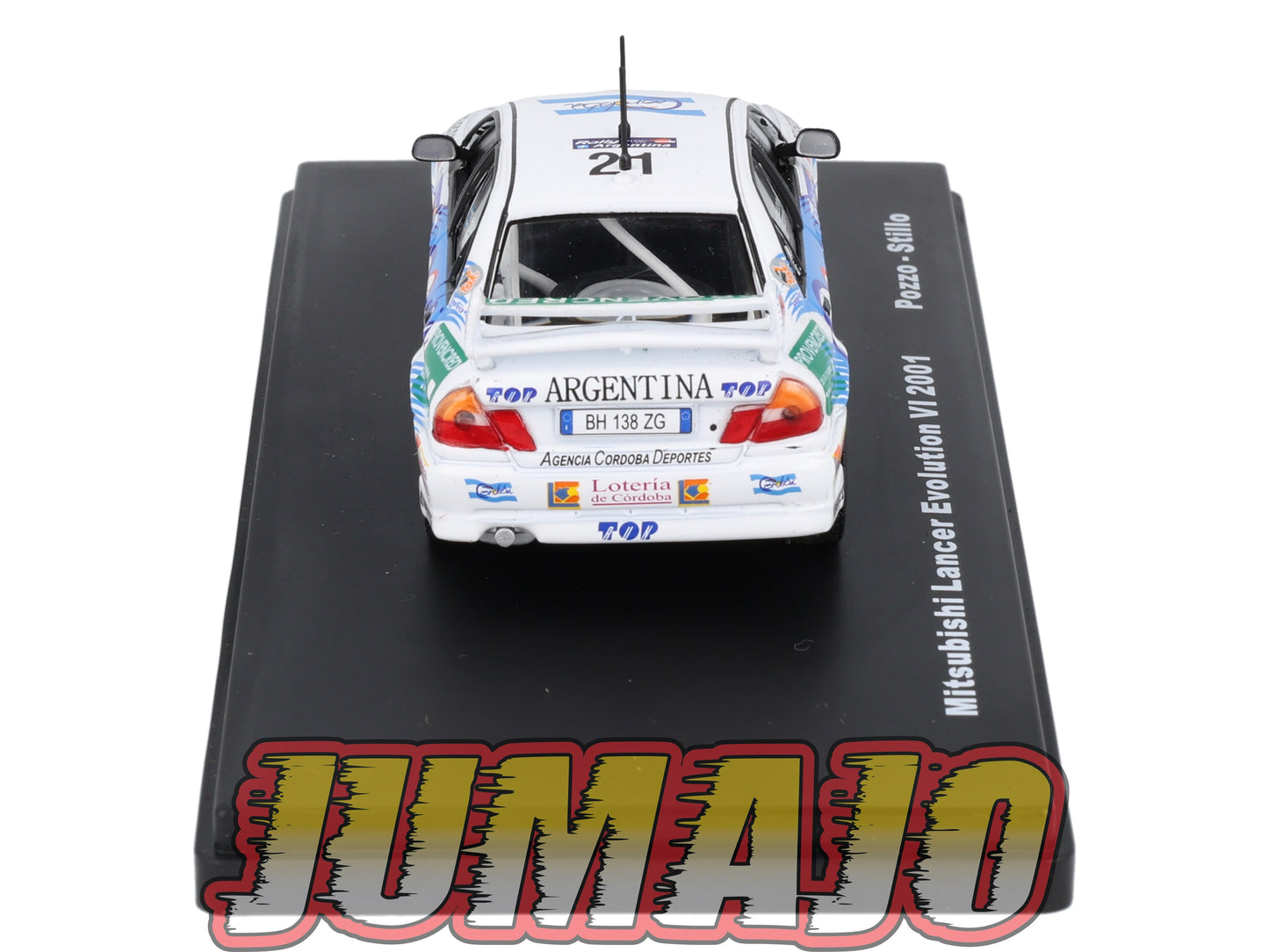 RMX45 1/43 Salvat Mexique Rallye WRC MITSUBISHI Lancer Evolution VI 2001 #21 Pozzo