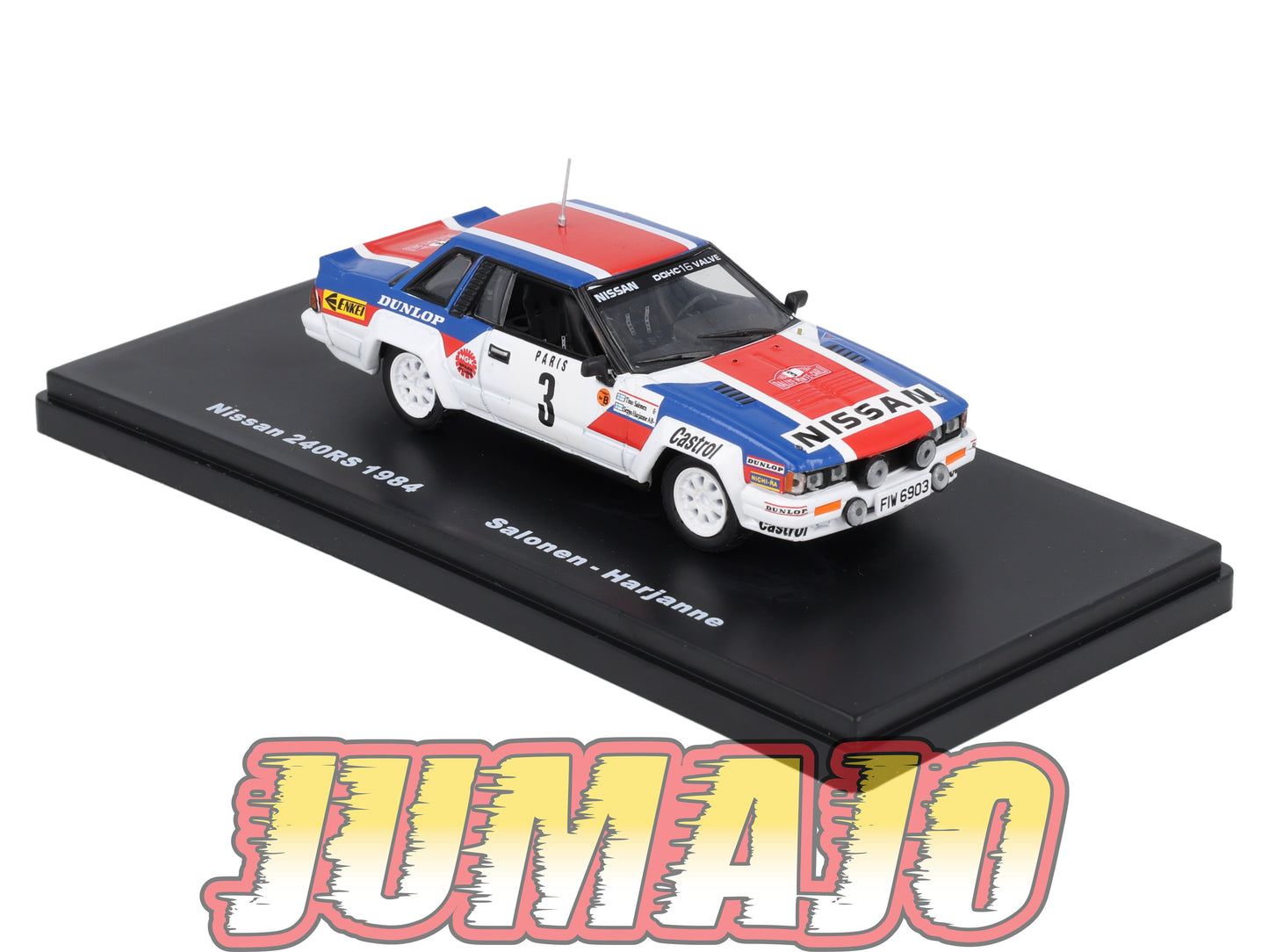 RMX46 1/43 Salvat Mexique Rallye WRC NISSAN 240 RS 1984 #3 Salonen