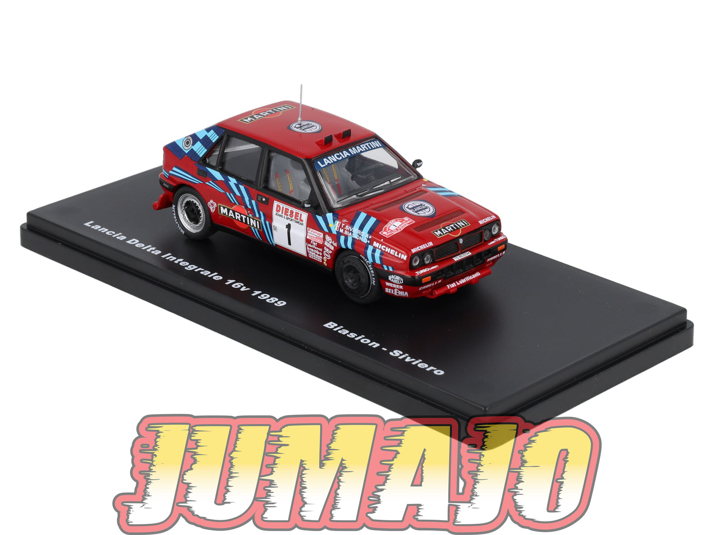 RMX47 1/43 Salvat Mexique Rallye WRC LANCIA Delta Integrale 16V 1989 #1 Biasion