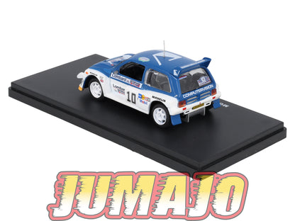 RMX48 1/43 Salvat Mexique Rallye WRC MG Metro 6R4 1985 #10 Pond