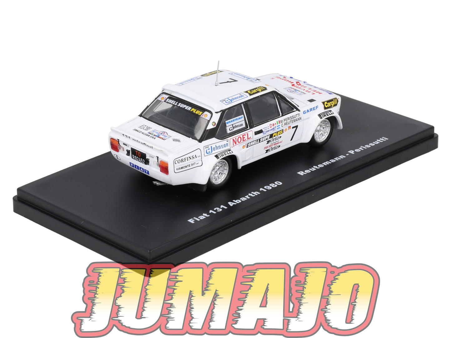 RMX50 1/43 Salvat Mexique Rallye WRC FIAT 131 Abarth 1980 #7 Reutemann