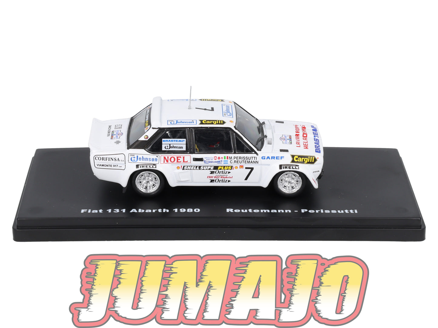 RMX50 1/43 Salvat Mexique Rallye WRC FIAT 131 Abarth 1980 #7 Reutemann