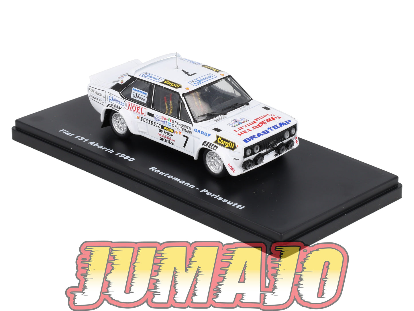 RMX50 1/43 Salvat Mexique Rallye WRC FIAT 131 Abarth 1980 #7 Reutemann