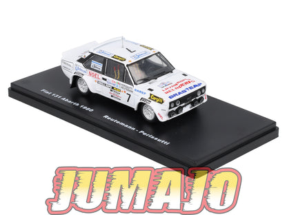 RMX50 1/43 Salvat Mexique Rallye WRC FIAT 131 Abarth 1980 #7 Reutemann