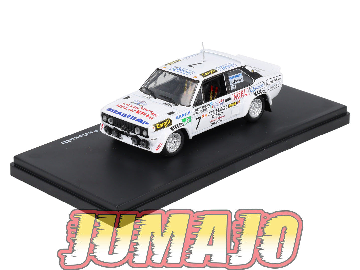 RMX50 1/43 Salvat Mexique Rallye WRC FIAT 131 Abarth 1980 #7 Reutemann
