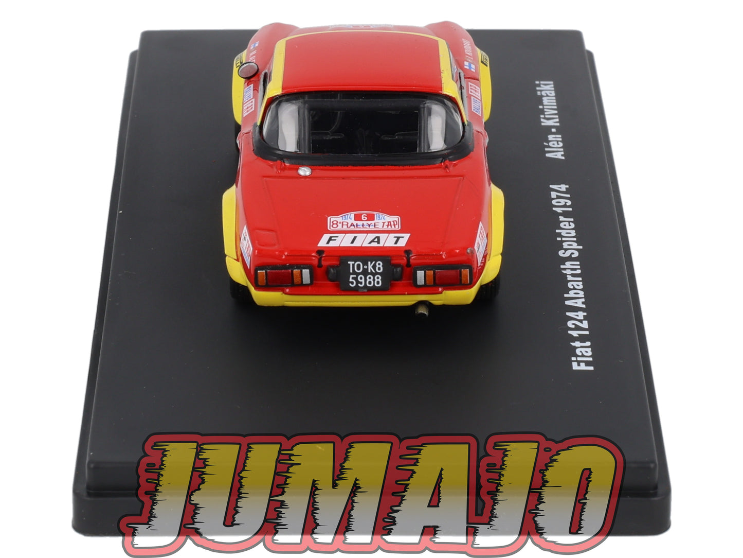 RMX51 1/43 Salvat Mexique Rallye WRC FIAT 124 Abarth Spider 1974 #6 Alen