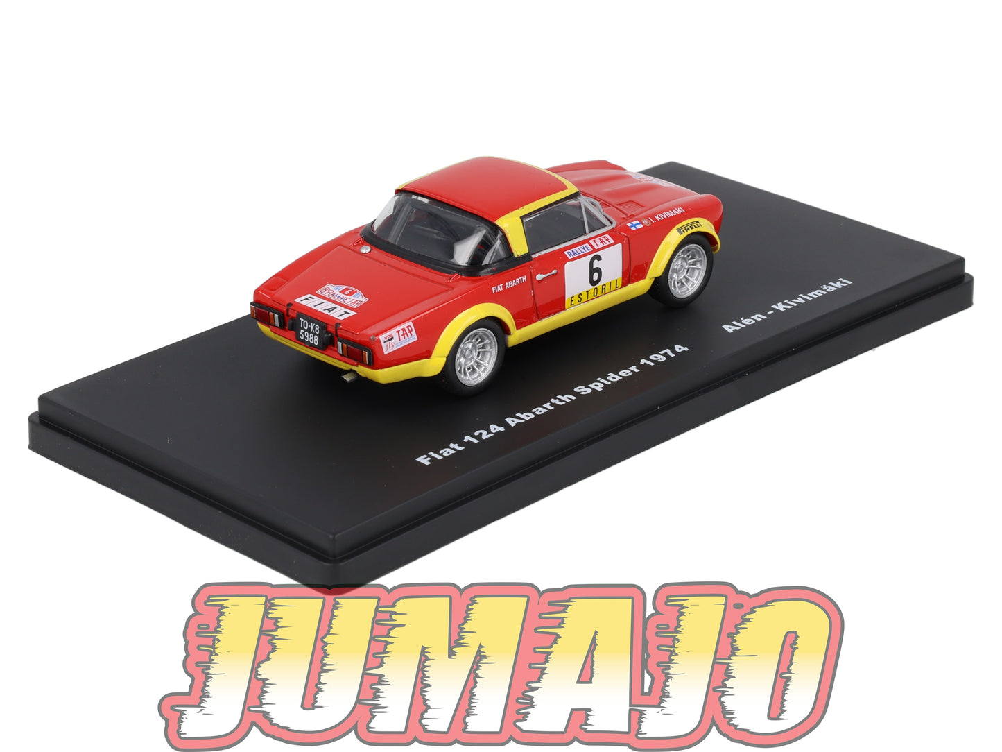 RMX51 1/43 Salvat Mexique Rallye WRC FIAT 124 Abarth Spider 1974 #6 Alen