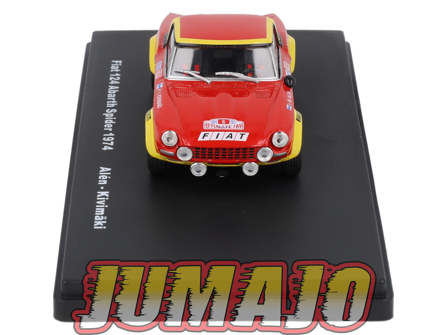 RMX51 1/43 Salvat Mexique Rallye WRC FIAT 124 Abarth Spider 1974 #6 Alen