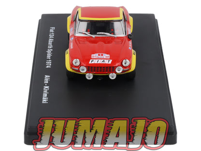 RMX51 1/43 Salvat Mexique Rallye WRC FIAT 124 Abarth Spider 1974 #6 Alen
