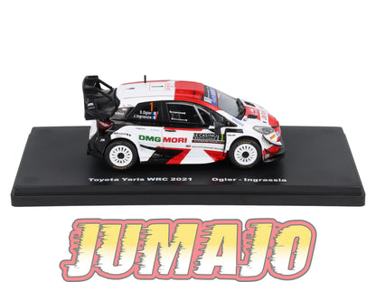 RMX55 1/43 Salvat Mexique Rallye WRC TOYOTA Yaris WRC 2021 #1 Ogier