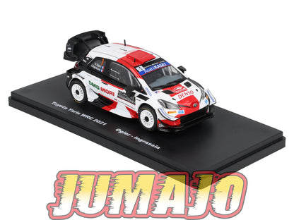 RMX55 1/43 Salvat Mexique Rallye WRC TOYOTA Yaris WRC 2021 #1 Ogier