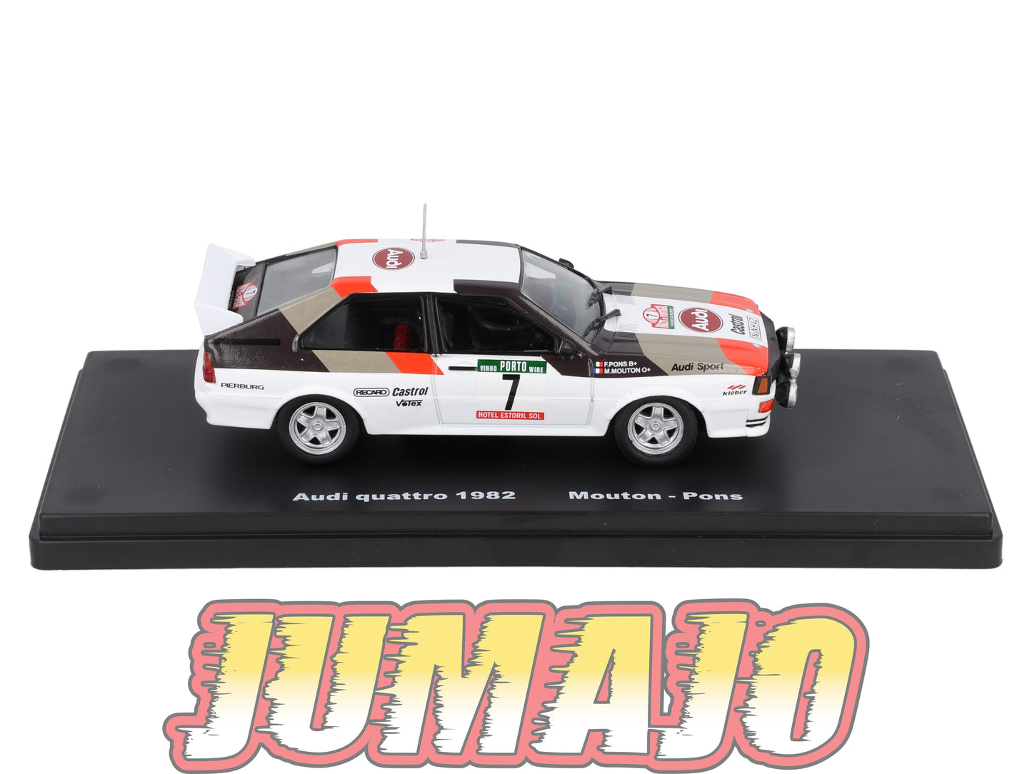 RMX56 1/43 Salvat Mexique Rallye WRC AUDI Quattro 1982 #7 Mouton