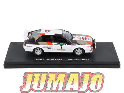 RMX56 1/43 Salvat Mexique Rallye WRC AUDI Quattro 1982 #7 Mouton