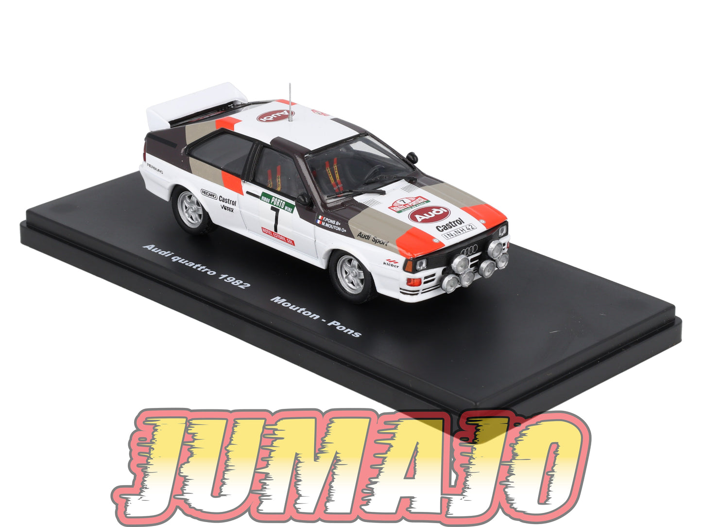 RMX56 1/43 Salvat Mexique Rallye WRC AUDI Quattro 1982 #7 Mouton