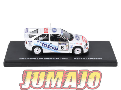 RMX57 1/43 Salvat Mexique Rallye WRC FORD Escort RS Cosworth 1993 #6 Menem