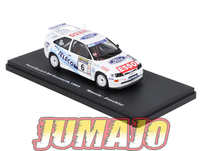 RMX57 1/43 Salvat Mexique Rallye WRC FORD Escort RS Cosworth 1993 #6 Menem