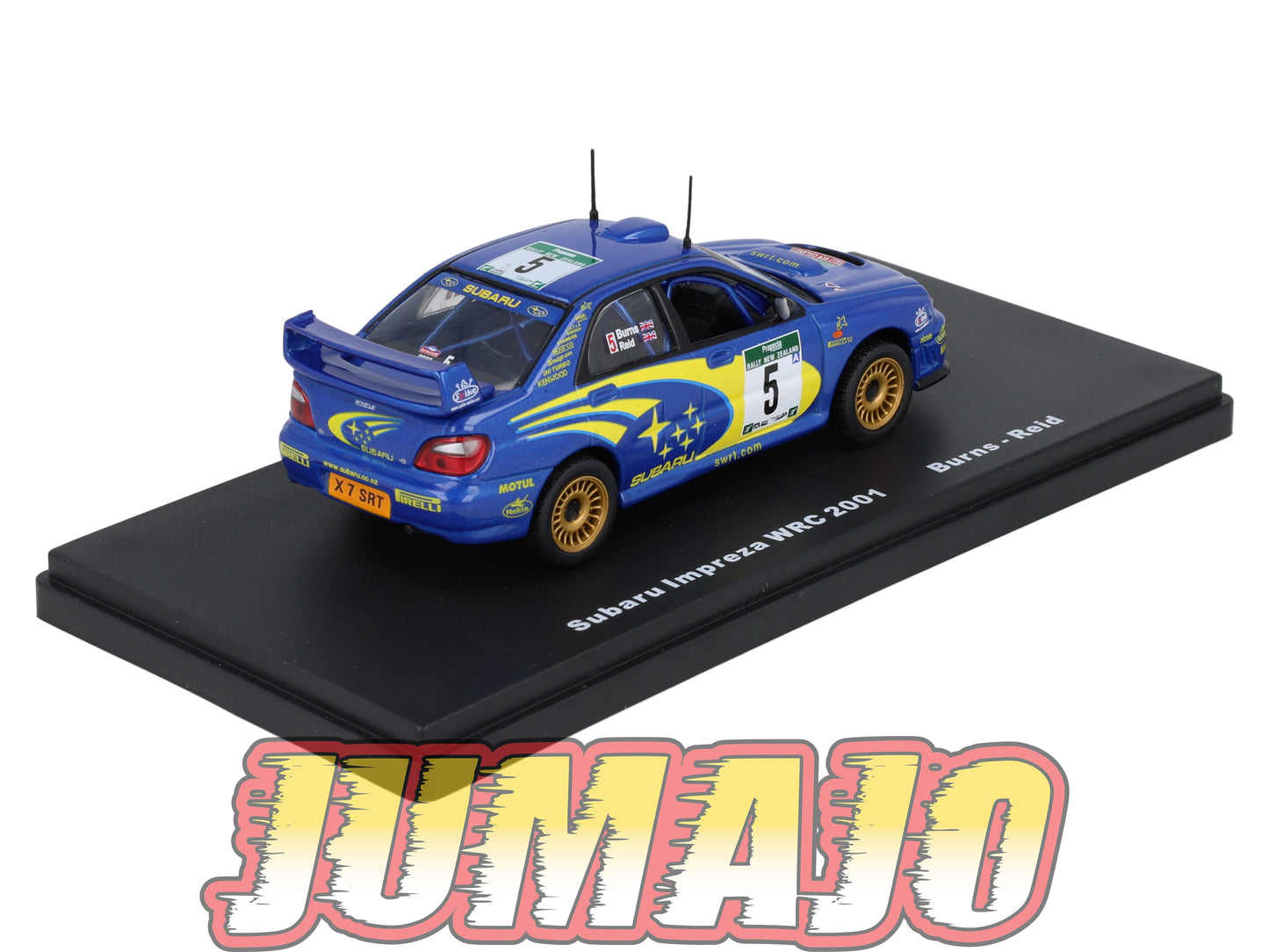 RMX58 1/43 Salvat Mexique Rallye WRC SUBARU Impreza WRC 2001 #5 Burns