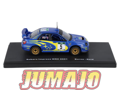 RMX58 1/43 Salvat Mexique Rallye WRC SUBARU Impreza WRC 2001 #5 Burns