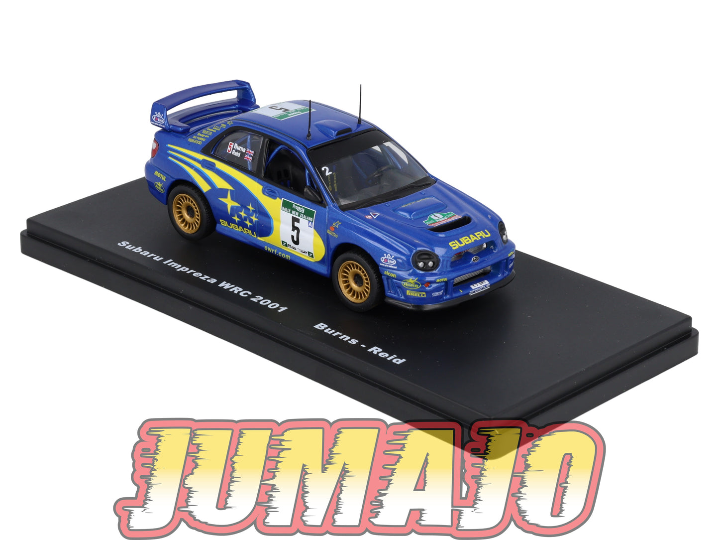 RMX58 1/43 Salvat Mexique Rallye WRC SUBARU Impreza WRC 2001 #5 Burns