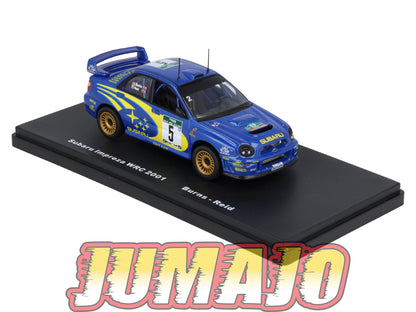 RMX58 1/43 Salvat Mexique Rallye WRC SUBARU Impreza WRC 2001 #5 Burns