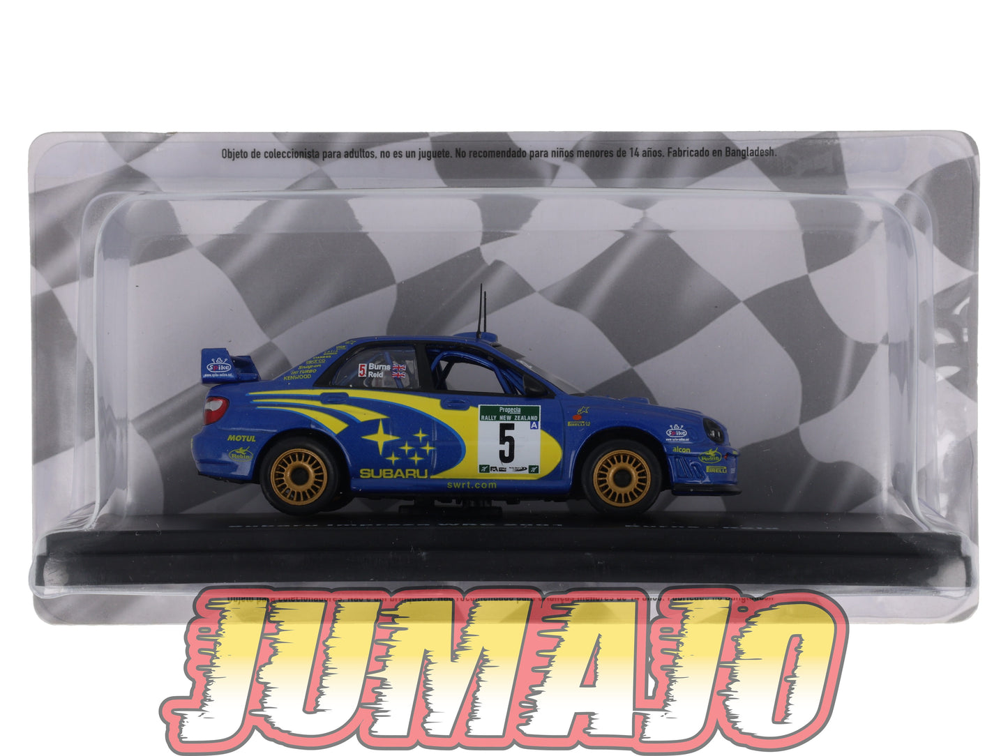 RMX58 1/43 Salvat Mexique Rallye WRC SUBARU Impreza WRC 2001 #5 Burns