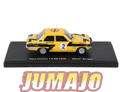 RMX59 1/43 Salvat Mexique Rallye WRC OPEL Ascona 1.9 SR 1975 #2 Rohrl