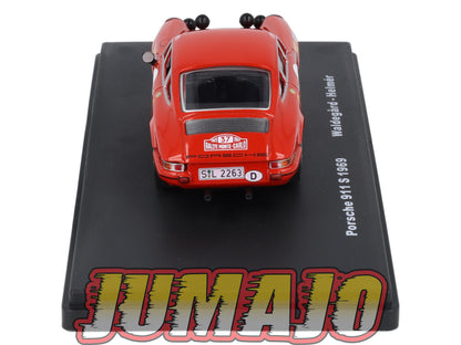 RMX60 1/43 Salvat Mexique Rallye WRC PORSCHE 911 S 1969 #37 Waldegard