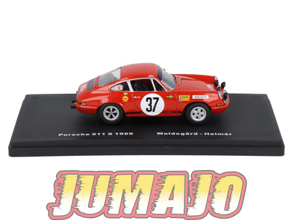 RMX60 1/43 Salvat Mexique Rallye WRC PORSCHE 911 S 1969 #37 Waldegard