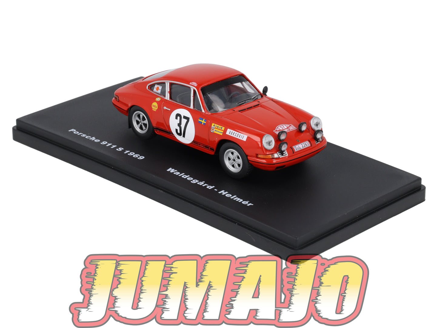 RMX60 1/43 Salvat Mexique Rallye WRC PORSCHE 911 S 1969 #37 Waldegard