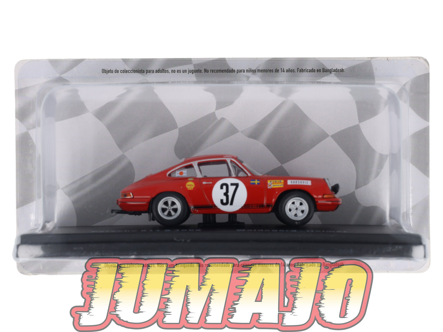 RMX60 1/43 Salvat Mexique Rallye WRC PORSCHE 911 S 1969 #37 Waldegard