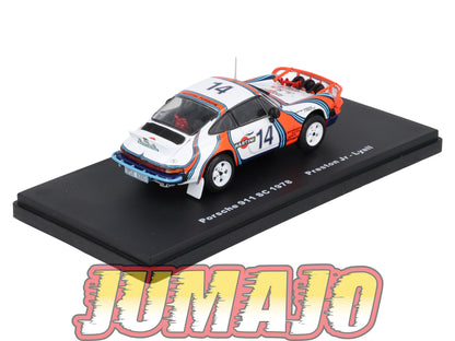 RMX61 1/43 Salvat Mexique Rallye WRC PORSCHE 911 SC Martini 1978 #14 Preston JR