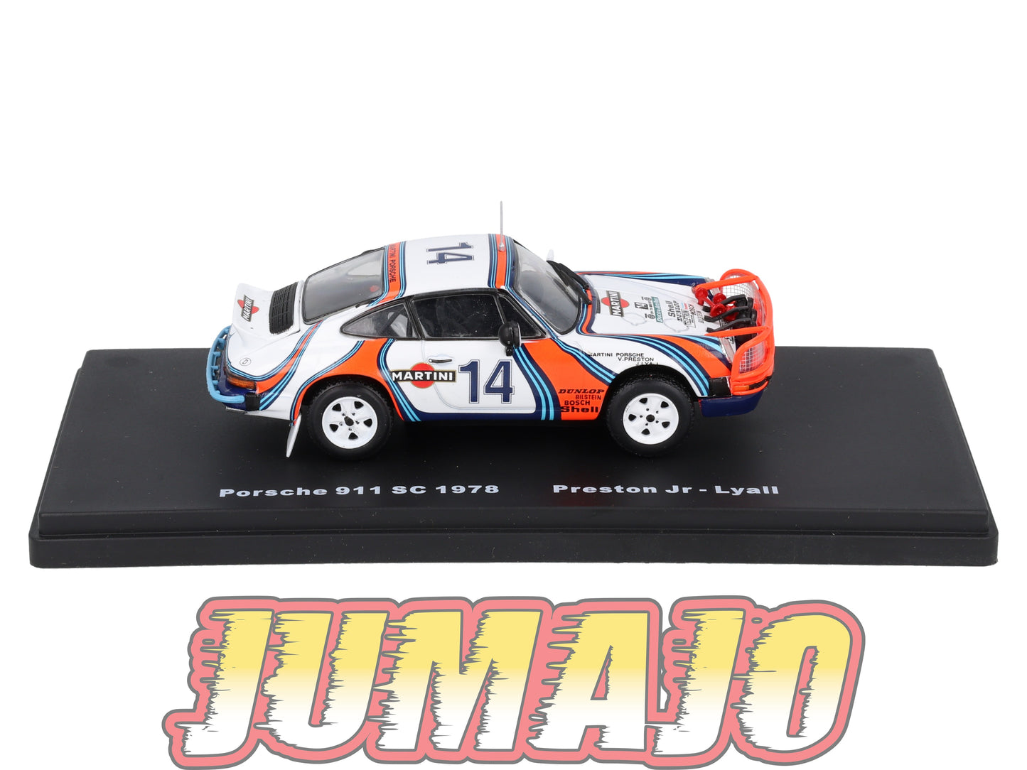 RMX61 1/43 Salvat Mexique Rallye WRC PORSCHE 911 SC Martini 1978 #14 Preston JR