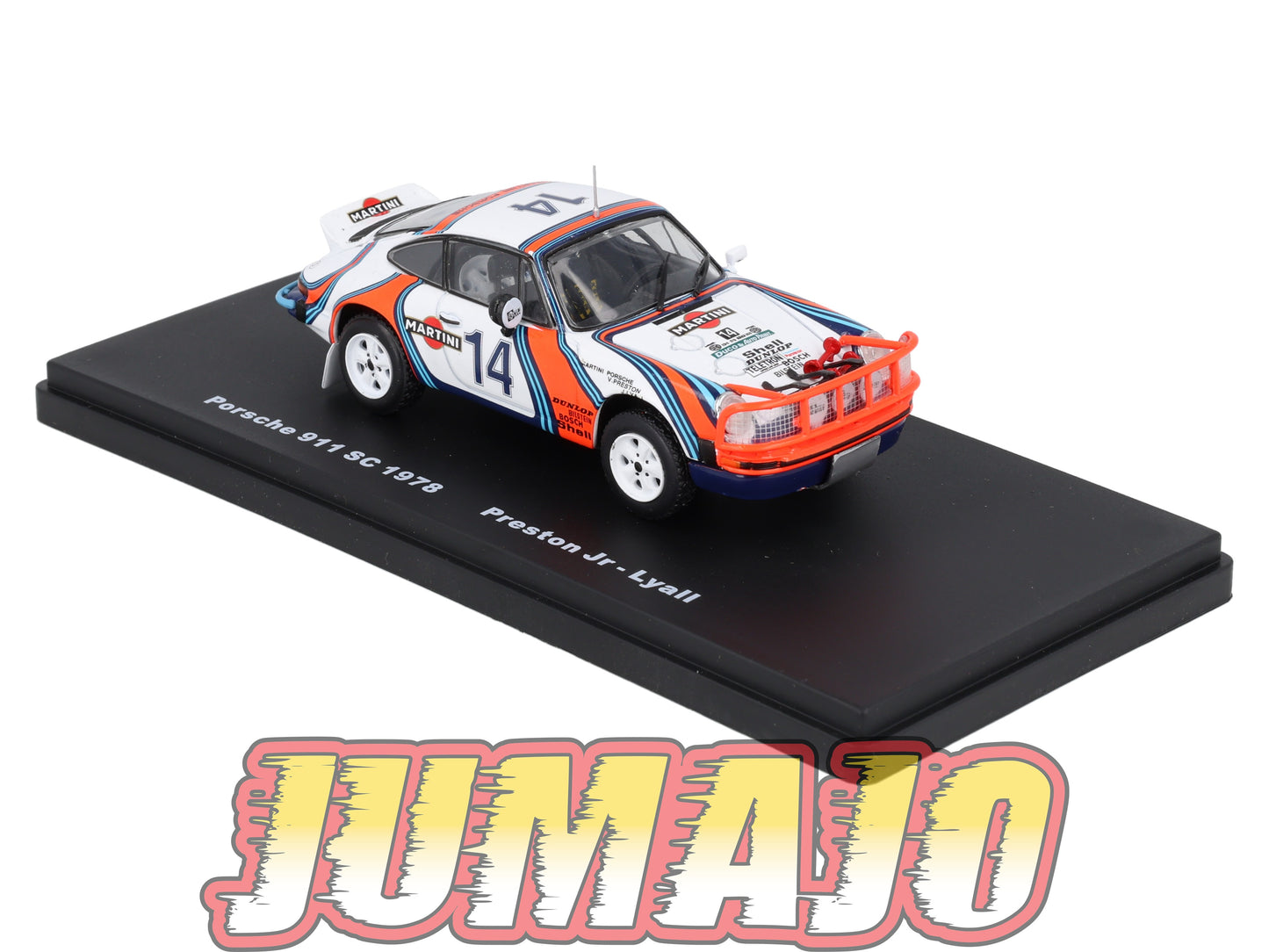 RMX61 1/43 Salvat Mexique Rallye WRC PORSCHE 911 SC Martini 1978 #14 Preston JR