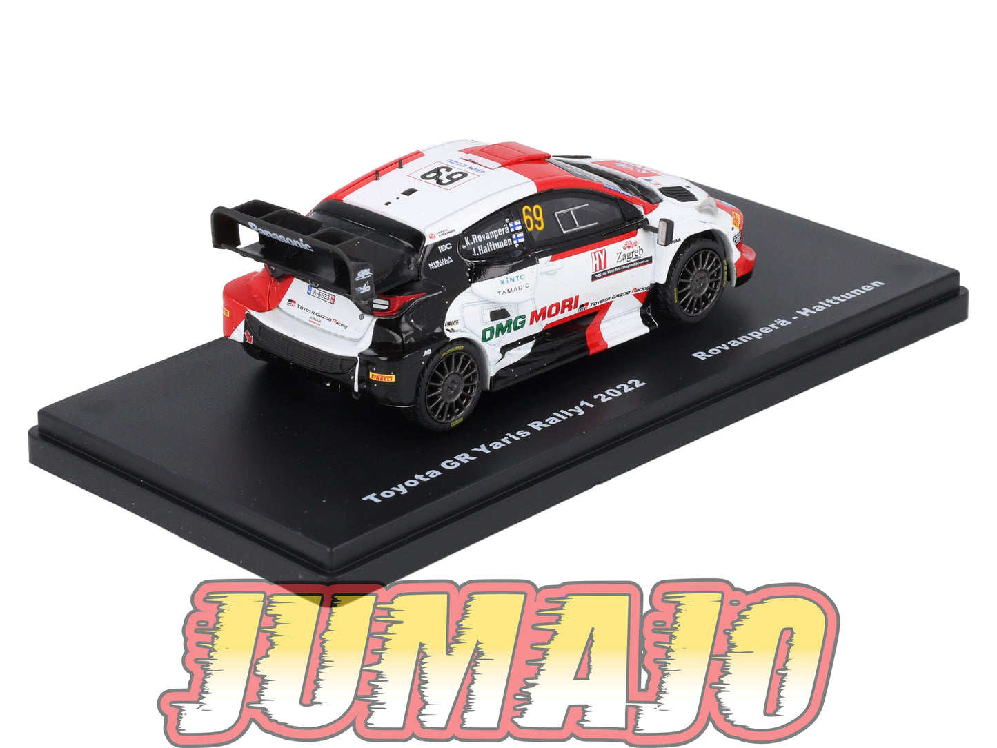 RMX63 1/43 Salvat Mexique Rallye WRC TOYOTA GR Yaris Rally1 2022 #69 Rovanpera