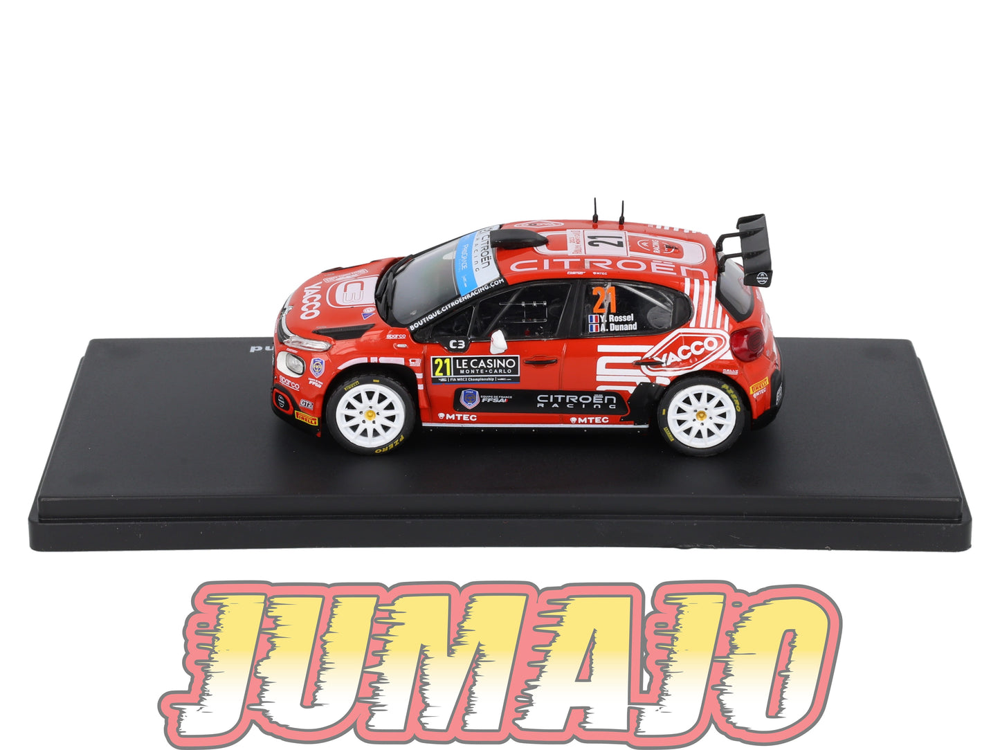 RMX64 1/43 Salvat Mexique Rallye WRC CITROEN C3 Rally2 2023 #21 Rossel