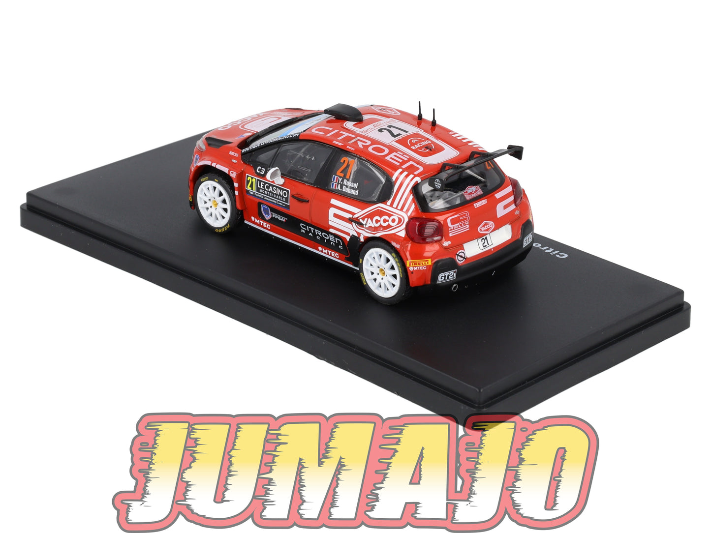 RMX64 1/43 Salvat Mexique Rallye WRC CITROEN C3 Rally2 2023 #21 Rossel