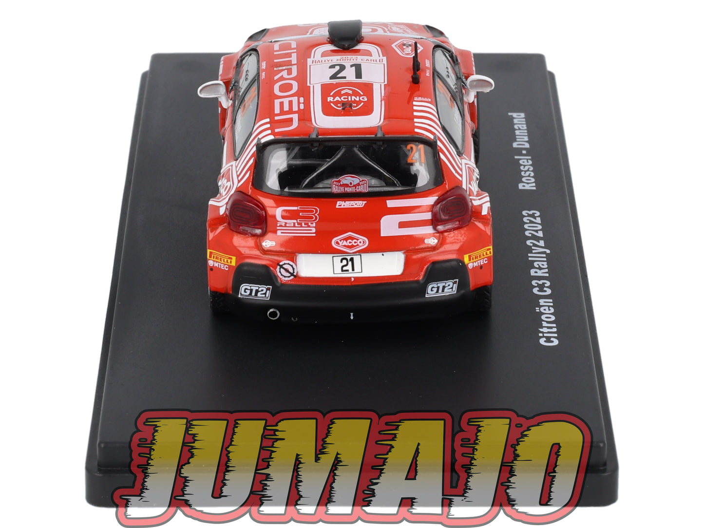 RMX64 1/43 Salvat Mexique Rallye WRC CITROEN C3 Rally2 2023 #21 Rossel