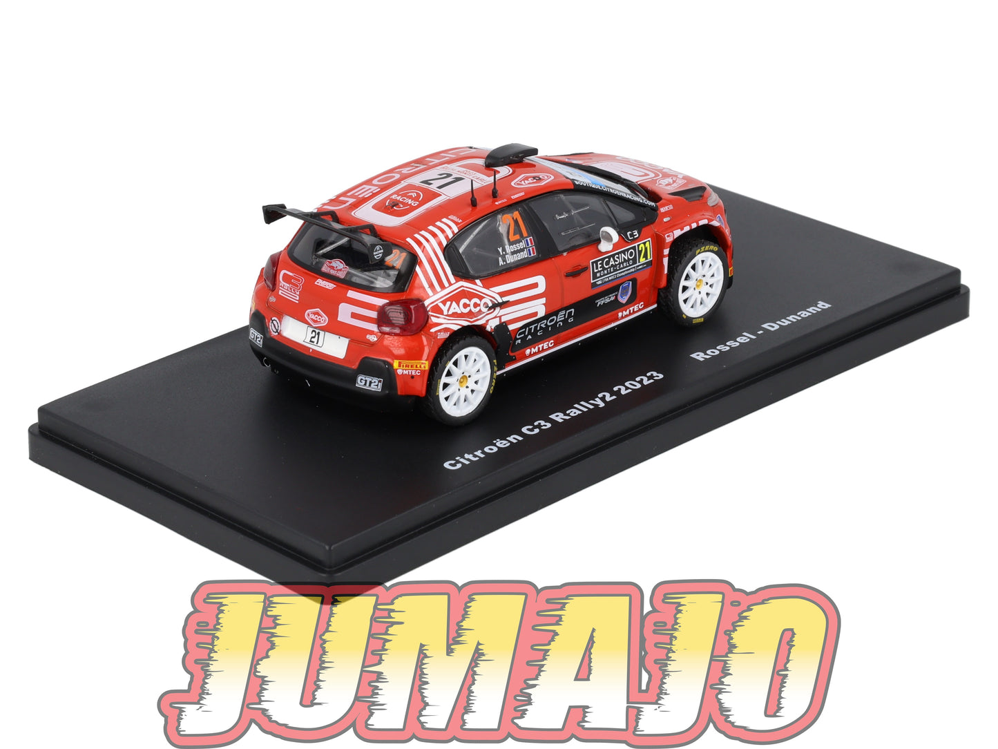 RMX64 1/43 Salvat Mexique Rallye WRC CITROEN C3 Rally2 2023 #21 Rossel