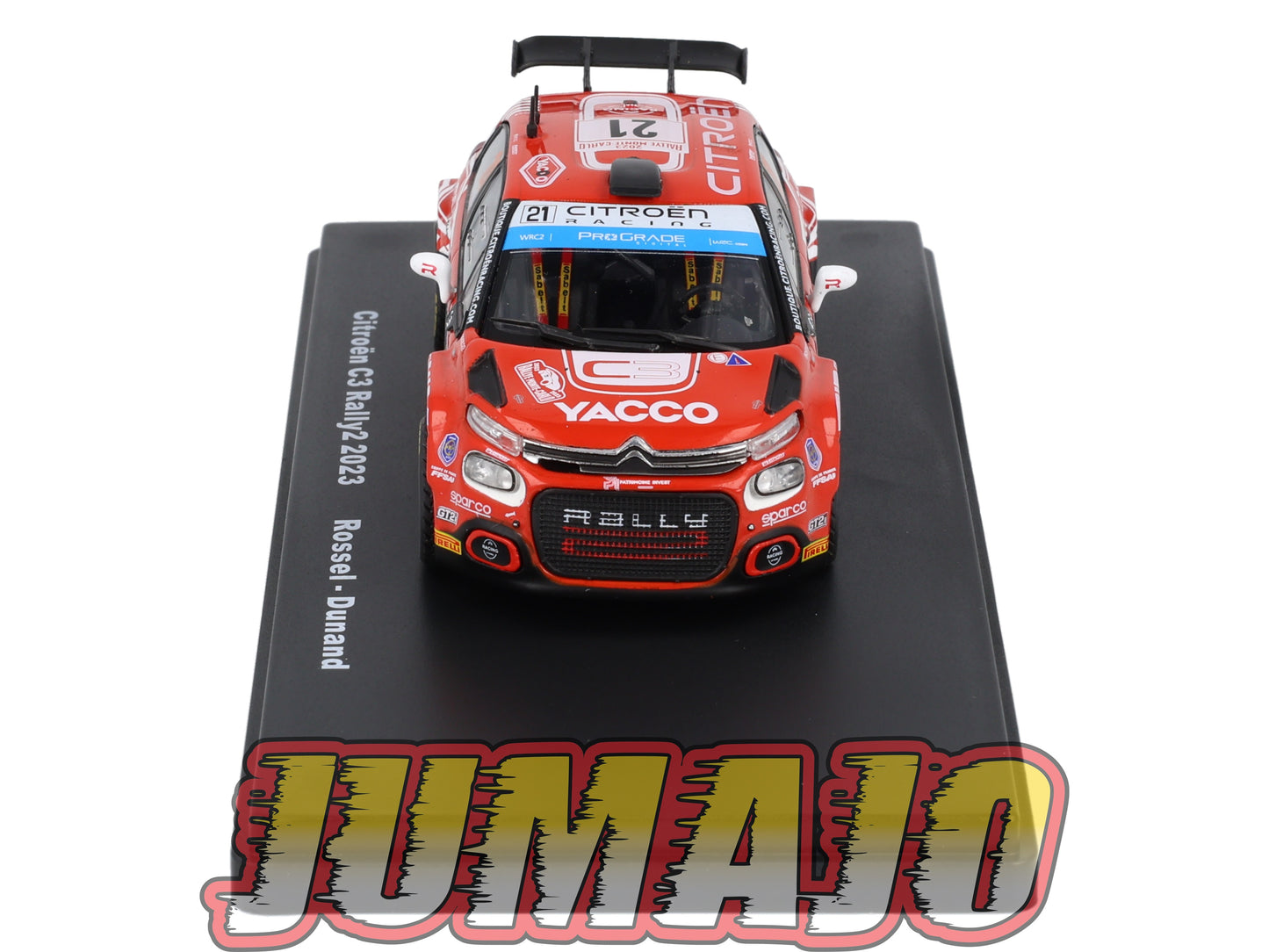 RMX64 1/43 Salvat Mexique Rallye WRC CITROEN C3 Rally2 2023 #21 Rossel