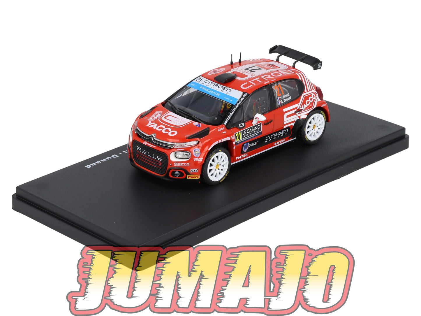 RMX64 1/43 Salvat Mexique Rallye WRC CITROEN C3 Rally2 2023 #21 Rossel