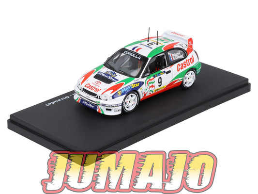 RMX66 1/43 Salvat Mexique Rallye WRC TOYOTA Corolla WRC 1998 #9 Auriol