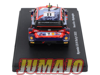 RMX67 1/43 Salvat Mexique Rallye WRC HYUNDAI i20 N Rally1 2022 #11 Neuville