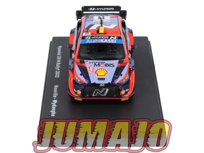 RMX67 1/43 Salvat Mexique Rallye WRC HYUNDAI i20 N Rally1 2022 #11 Neuville