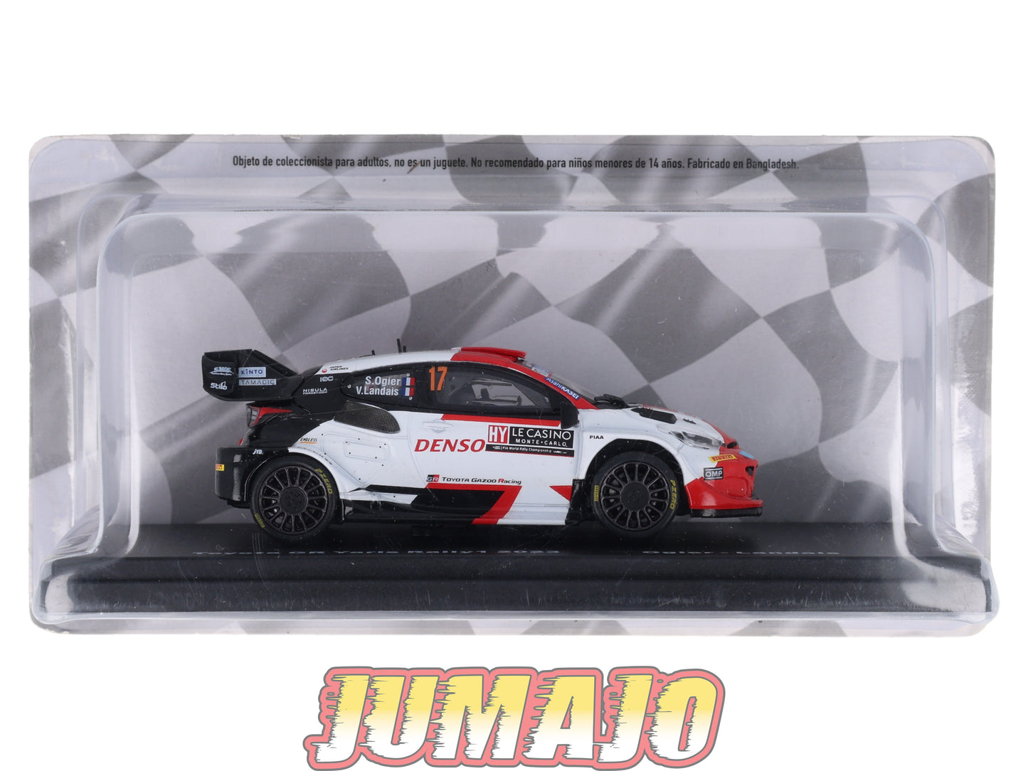 RMX68 1/43 Salvat Mexique Rallye WRC TOYOTA GR Yaris Rally1 2023 #17 Ogier