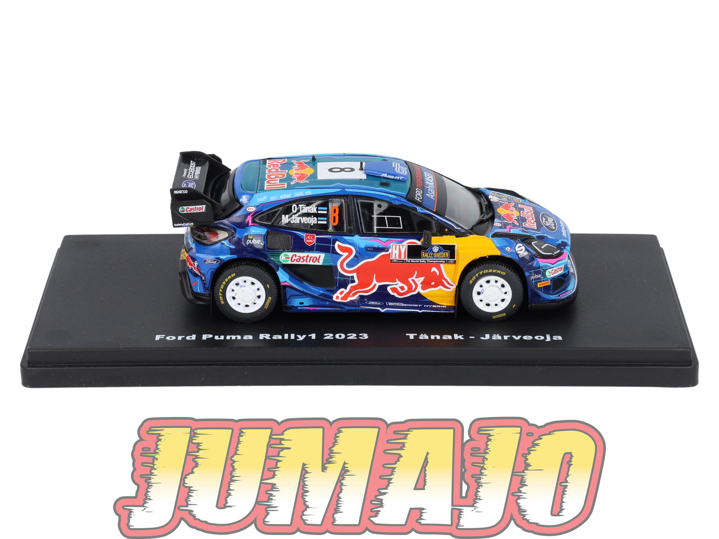 RMX69 1/43 Salvat Mexique Rallye WRC FORD Puma Rally1 2023 #8 Tanak