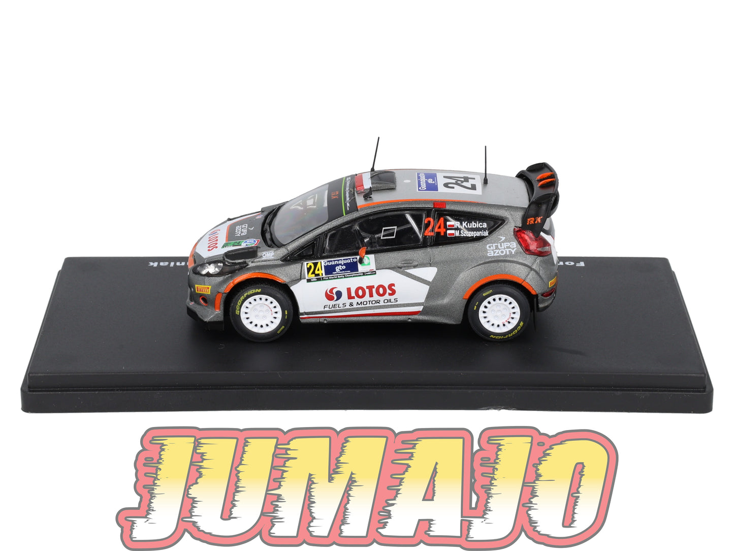 RMX70 1/43 Salvat Mexique Rallye WRC FORD Fiesta RS WRC 2015 #24 Kubica