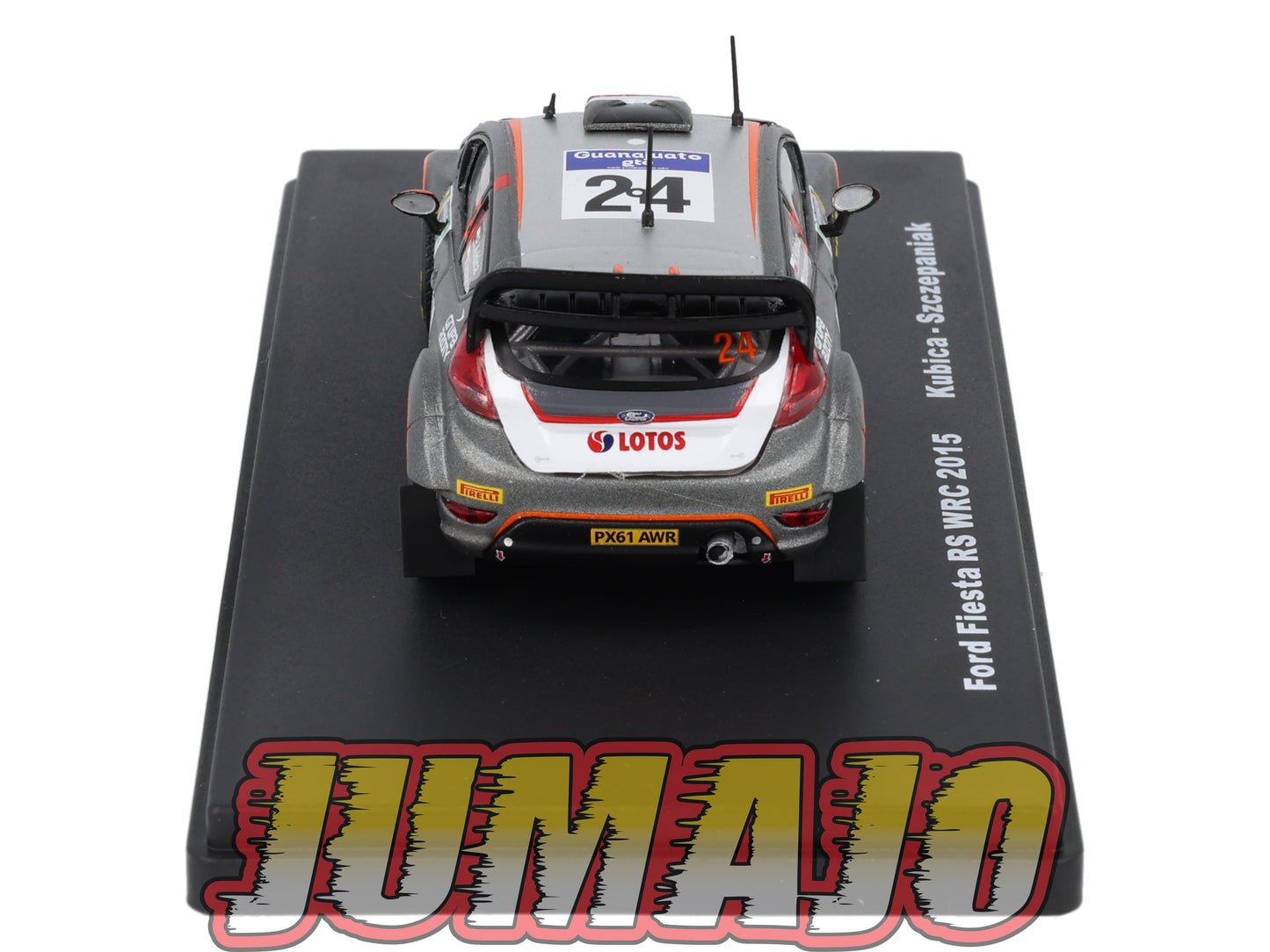 RMX70 1/43 Salvat Mexique Rallye WRC FORD Fiesta RS WRC 2015 #24 Kubica